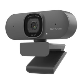 Nuroum Webcam 2K Webcam with 60fps Mic Autofocus zoom Camera 75° Viewing Angle PC Camera Mute Privacy Protection Auto Dimming Compensation Streaming Webcam USB Plug & Play Video Conferencing Class