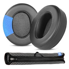 TaiZiChangQin Earpads Replacement Compatible with Shure SRH440 SRH 440 SRH440A SRH840 SRH940 Headsets Ear Pads Headband Cover Cushions Protein Leather Black