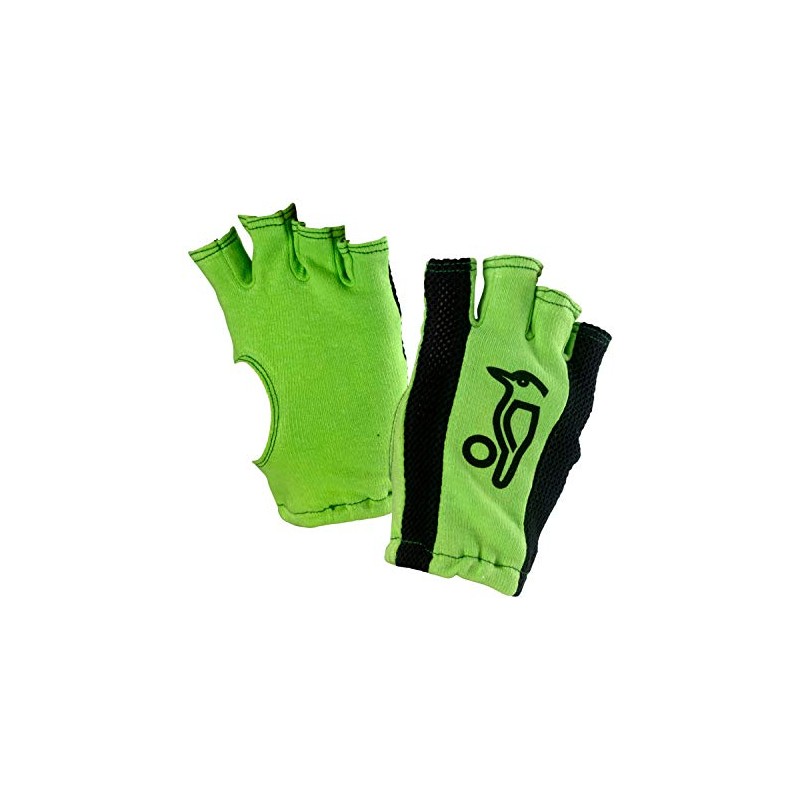 Kookaburra Fingerless Batting Inners, Over Sized Adult, Green/Black