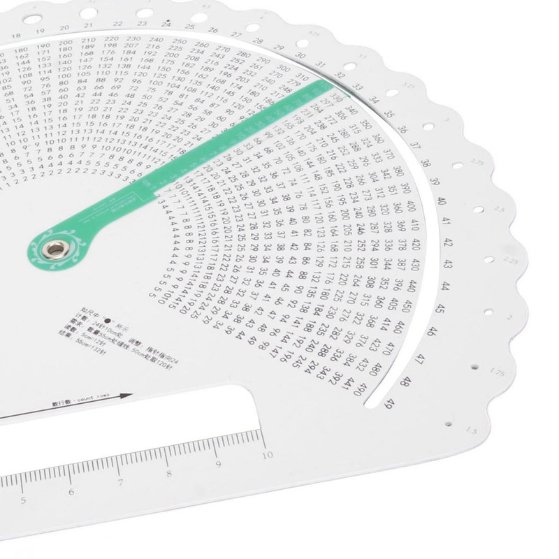 Knitting Ruler Knitting Gauge Measuring Tool Multifunctional Accurate Knitting Stitch