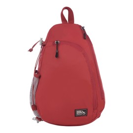 Eddie Bauer Sling Bag | Travel | Everyday Carry | Lightweight | Durable | Ripstop Nylon | 8L, Dark Ruby, One Size