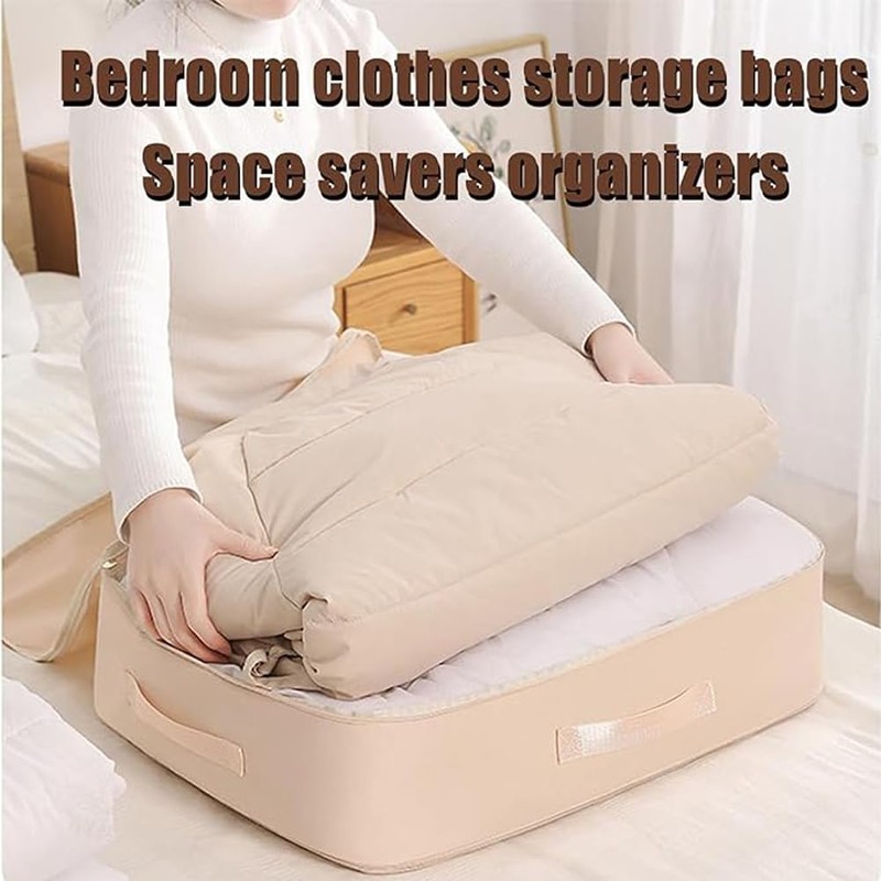 Ultra Space Saving Self Compression Organizer, 2025 Upgrades Space Saver