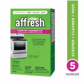 Affresh W11042470 Cleaning Kit (Cooktop Cleaner, Scraper and Scrub Pad)
