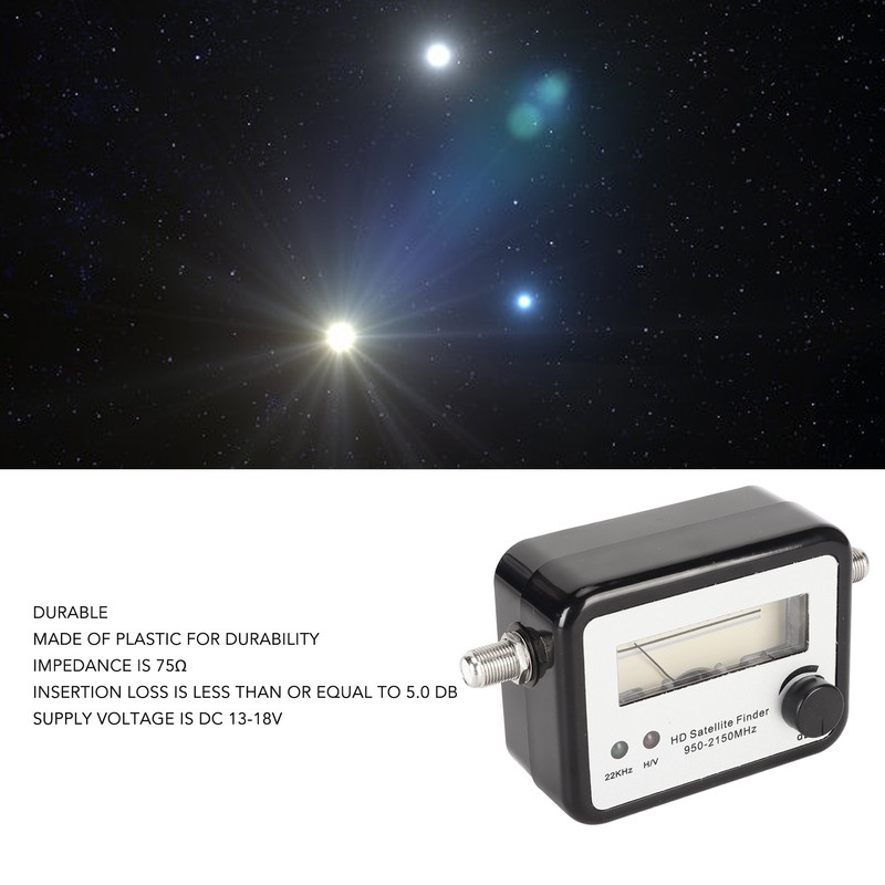 Digital Satellite Signal Meter 950 to 2150MHz HD LNB to