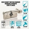 High Security 1 Star Thumturn Euro Cylinder Lock 40mm Internal