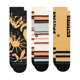 Stance Dunes 3-Pack Black Brown MD (US Men's Shoe 6-8.5, Women's Shoe 8-10.5)