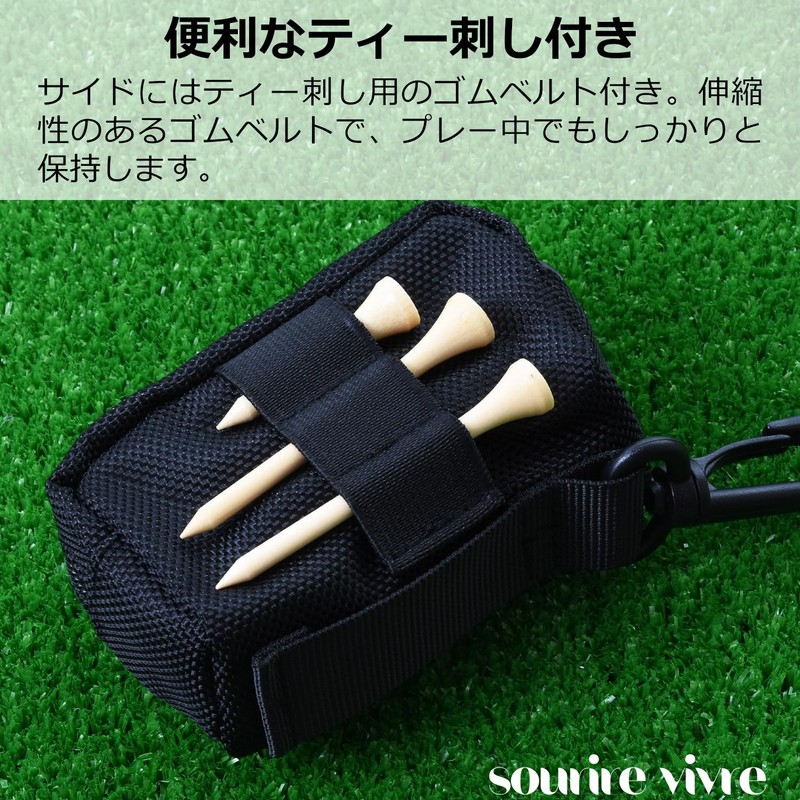 [sourire vivre] Golf Ball Case, 2 Pack Case, Extra Capacity