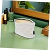 FOMIYES Quilted Portable Makeup Bag Small Cosmetic Organizer Pouch with