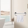 30cm Shower Caddy Wall Mount Organizer with Towel Hanger Easy