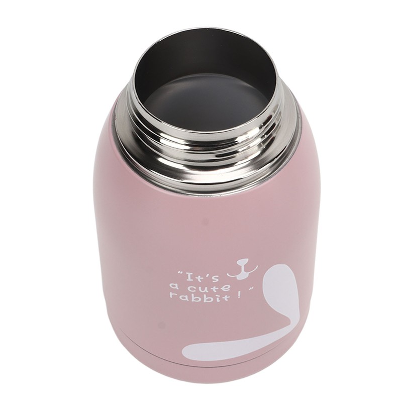 Children's Insulation Cup 12oz Double Wall Portable Rabbit Pattern Insulated