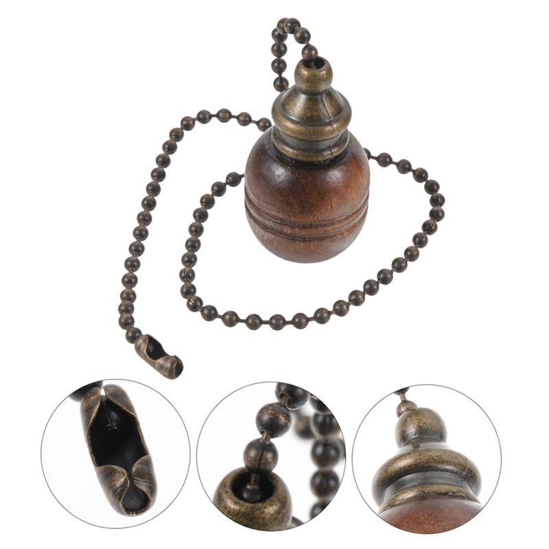 Cabilock 4sets Pendant Pull Chain Replacement Ceiling Fan Pulls Home
