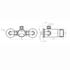 ENKI, Vision, BT4025, Chrome, Self-Closing Delay Action Shower Mixer Tap,