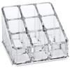 eKsdf 9 Sections Lipstick Lip Gloss Organiser, Transparent Acrylic Lipstick