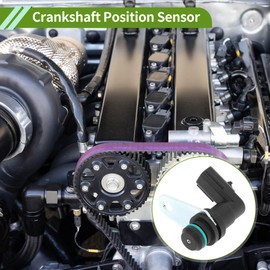 HOPESPANNER No.23527338 Crankshaft Position Sensor for Detroit Series 60 Sturdy Black Engine Crank CKP Sensor Metal Plastic 1 Pc