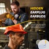 MIPEACE Bluetooth Work Earplugs Headphone,Wireless in-Ear Noise Isolating Earbuds,29dB Noise