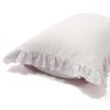 Francfranc Franc Ruffle Gauze Pillow Cover 70x50cm Light Purple Pillowcase
