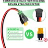 Solar Panel Connector to XT60 Connector Cable 50FT, 10AWG Solar