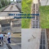 Cast Iron Drain Grate, 24 * 24in Outdoor Drain Cover,
