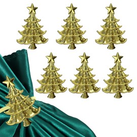 Trimming Shop Napkin Rings Napkin Holder Beads and Rhinestones Snowflake Design Napkin Buckle for Christmas Lunch Holiday Dining Table Party Table Decoration Pack of 6