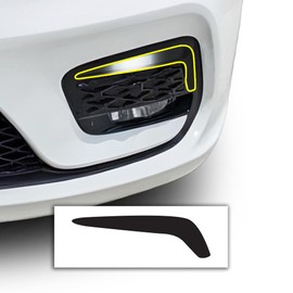 BOGAR TECH DESIGNS Lower Front Bezel Chrome Delete Overlay Compatible with Chrysler Pacifica 2021-2025, Gloss Black