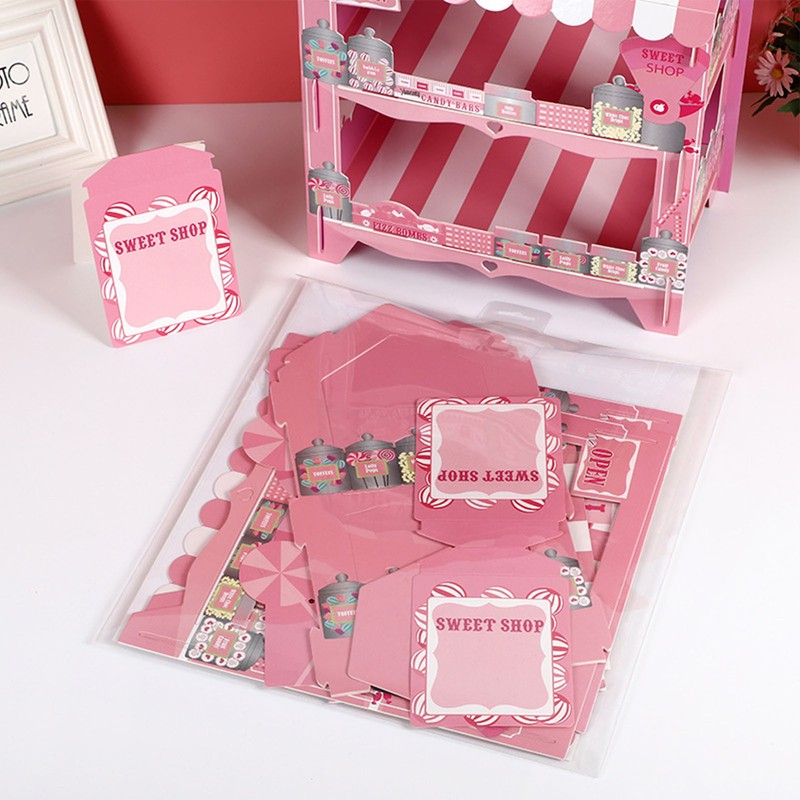 3 Tier Paper Cupcake Stand Cardboard Cupcake Tower Dessert Cupcake