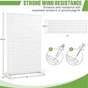 Metal Privacy Screen Outdoor 70.9" H x 46.1" W, Freestanding