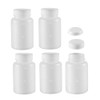 sourcing map Plastic Lab Chemical Reagent Bottle 100ml/3.4oz Wide Mouth