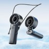 SOTHING Handheld Fan, 3-in-1 Design, with 1-100 Stepless Speeds, 19hrs