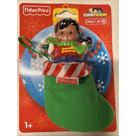 Fisher-Price Fisher Price Little People Christmas Stocking Ornament Girl 2009 Target