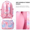SIVENKE 3Pcs Middle School Schoolbag Star Printing Waterproof School Backpack