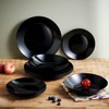 Arcopal Zelie Dessert Plate 18 cm Black Pack of 6
