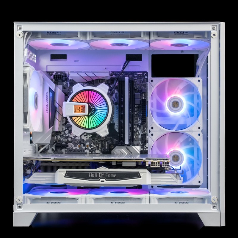 ALSEYE W90 CPU Cooler, Temperature Display CPU Cooler for Small