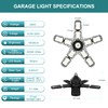 Nexillumi 2-Pack Led Garage Light 180W, 36000LM Garage Lights Ceiling