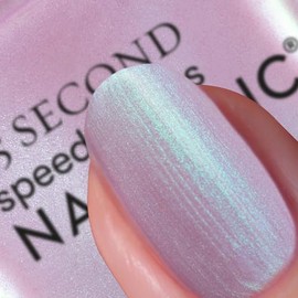 Nails Inc 45 Second Speedy Gloss, lana, brillo lila, metálico, sin astillas, larga duración, secado rápido, secado al aire, manicura y pedicura profes