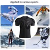 TUOYR Mens Skating Padded Shirt for Snowboard Skiing Compression Shirt