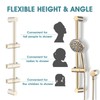 LOCALAND Hand Shower with Slide Bar, High Pressure 10 Setting