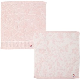 Hayashi SI100302 Towel Gift Set, Approx. 13.4 x 13.8 inches (34 x 35 cm), Shikoku Imabari, Hanaori - Kaori - Pink, Pack of 2