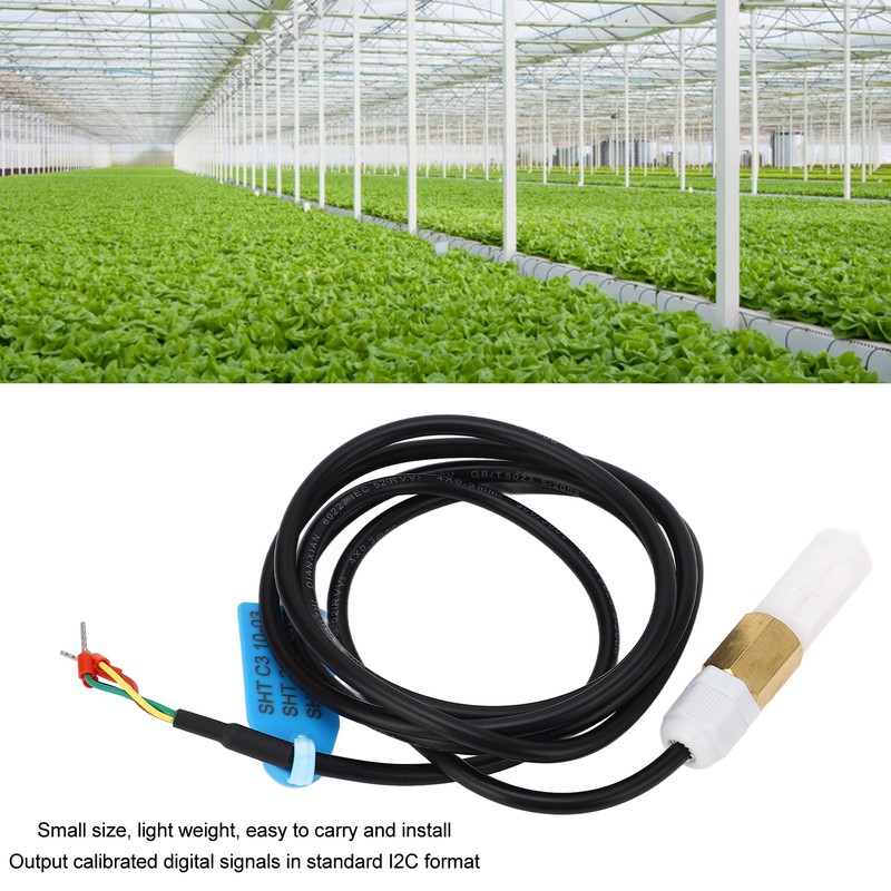 Temperature Humidity Sensor Probe Digital Soil Moisture Monitoring Tester Probe