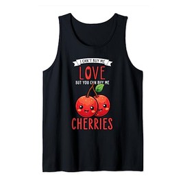 Cherries Kawaii Food Design - Cute Cherries Tank Top