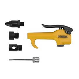 DEWALT DXCM035-0036 5pc Hand Held Air Gun Kit (w/Venturi Tip, Rubber Tip, Adaptor, & Needle Inflation Tip)