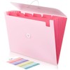 SKYDUE A4 Document Folder, Expanding Folder, 7 Compartments, Folder with