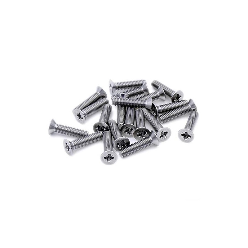 M3 (3mm x 35mm) Pozi Countersunk Machine Screw (Bolt) -