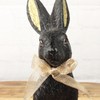 Macosa EX262058 Easter Bunny Black Gold Polyresin 28 cm Decorative