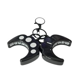 BacksRush Attractive Golf Ball Case Cute Series 2Style Golf Ball Holder with Carabiner Set of 2, Black