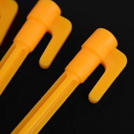 Plastic Tent Pegs, Strong Garden Ground Pegs for Camping Accessories, Camping Awning, Caravan Awnings 4PCS