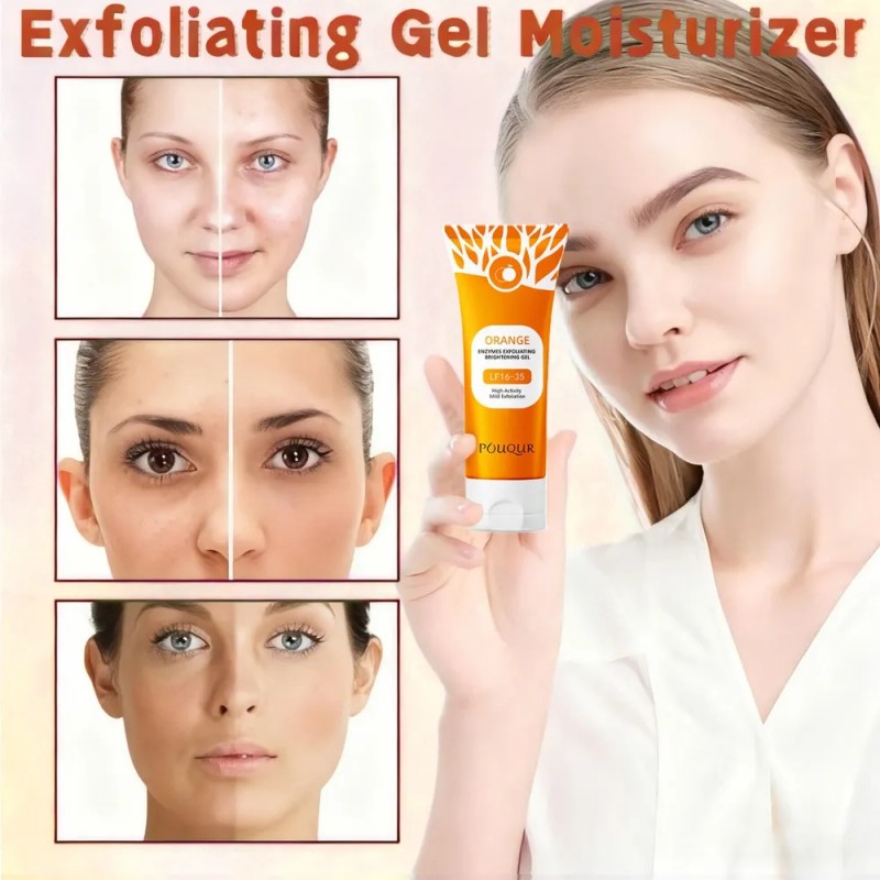 Orange Exfoliating Gel For Face And Body