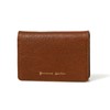 [G Genuine Leather] Natural Milling Leather Card Case, Camel