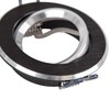 Ceiling Light Mounting Frame Pivotable Black Brushed Circle