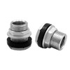 Fitvell Stainless Steel Garden Hose Bulkhead Water Tank Fitting 3/4"