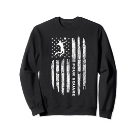 American Flag Four Square Clothing - Vintage Four Square Sweatshirt